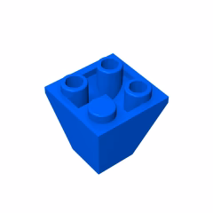 GOBRICKS GDS-1040 Inverted 45 2 x 2 Double Convex - YWOBB