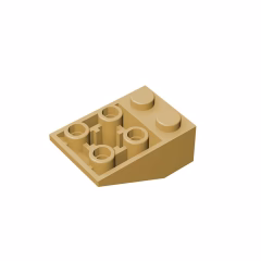 GOBRICKS GDS-598 Inverted 33 3 x 2 without Connections between Studs - YWOBB