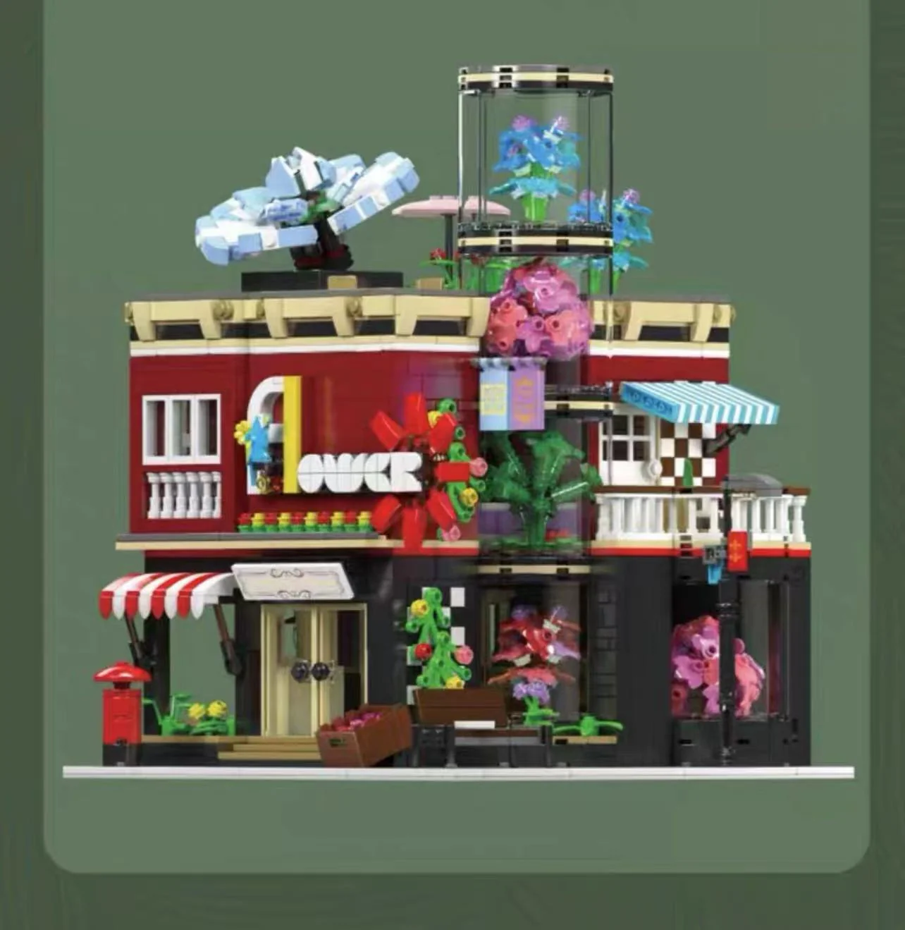 Mould King 16056 Flower Shop - YWOBB