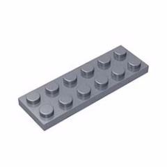 GOBRICKS GDS-512 Plate 2 x 6 - YWOBB