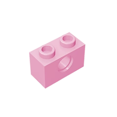 GOBRICKS GDS-623  Brick 1 x 2 with Hole - YWOBB