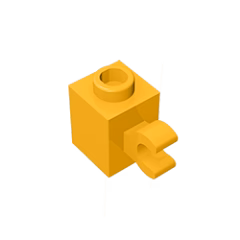 GOBRICKS GDS-724  Modified 1 x 1 with Clip - YWOBB