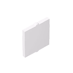 GOBRICKS GDS-791 Glass for Window 1 x 2 x 2 Flat Front - YWOBB