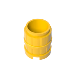 GOBRICKS GDS-M177 Container Barrel 2 x 2 x 2 - YWOBB