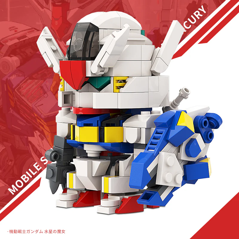 GOBRICKS MOC A0177 Mercury Witch Gundam - YWOBB