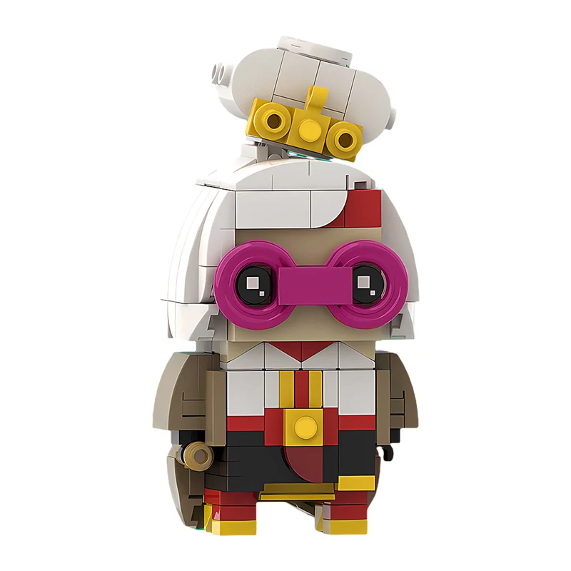 GOBRICKS MOC 167331 Purah (Legend of Zelda: Tears of the Kingdom) Brickheadz - YWOBB