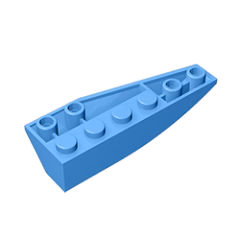 GOBRICKS GDS-766 Wedge 6 x 2 Inverted Left - YWOBB