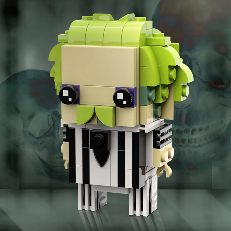 GOBRICKS MOC 43740 Beetlejuice BrickHeadz - YWOBB