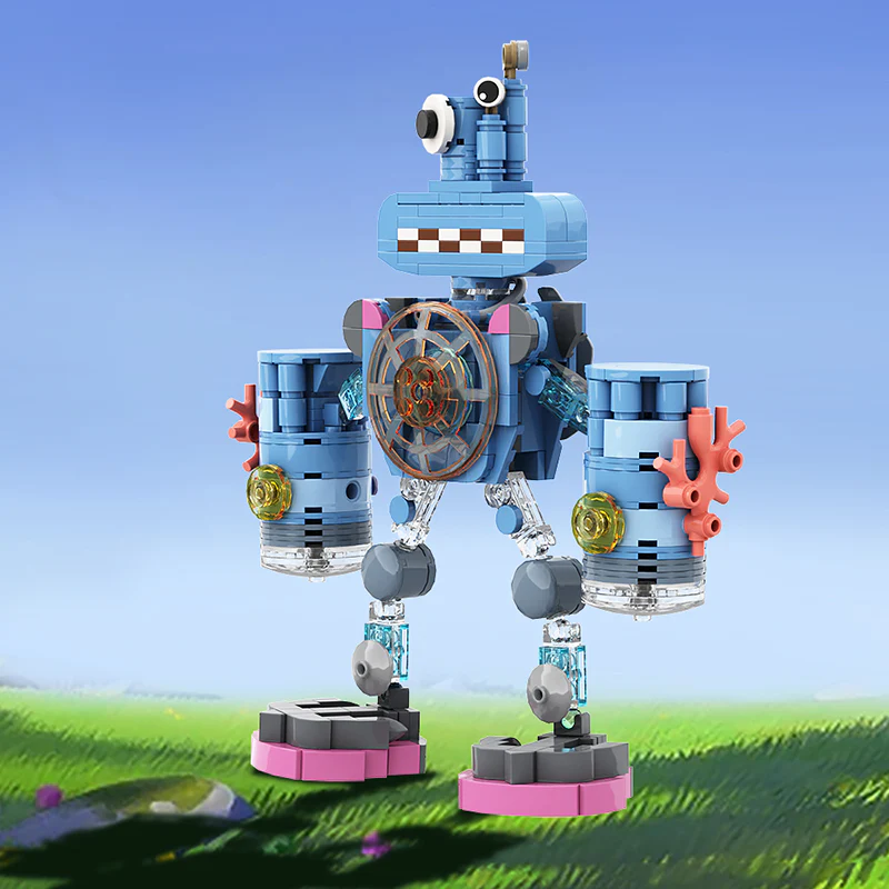 GOBRICKS MOC A0503Y07 My Singing Monsters-Water Monsters - YWOBB