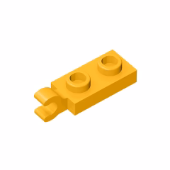 GOBRICKS GDS-817  Modified 1 x 2 with Clip on End - YWOBB