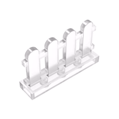 GOBRICKS GDS-1177 Fence 1 x 4 x 2 Paled - YWOBB