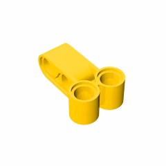 GOBRICKS GDS-996 Pin Connector Perpendicular Double 3L - YWOBB
