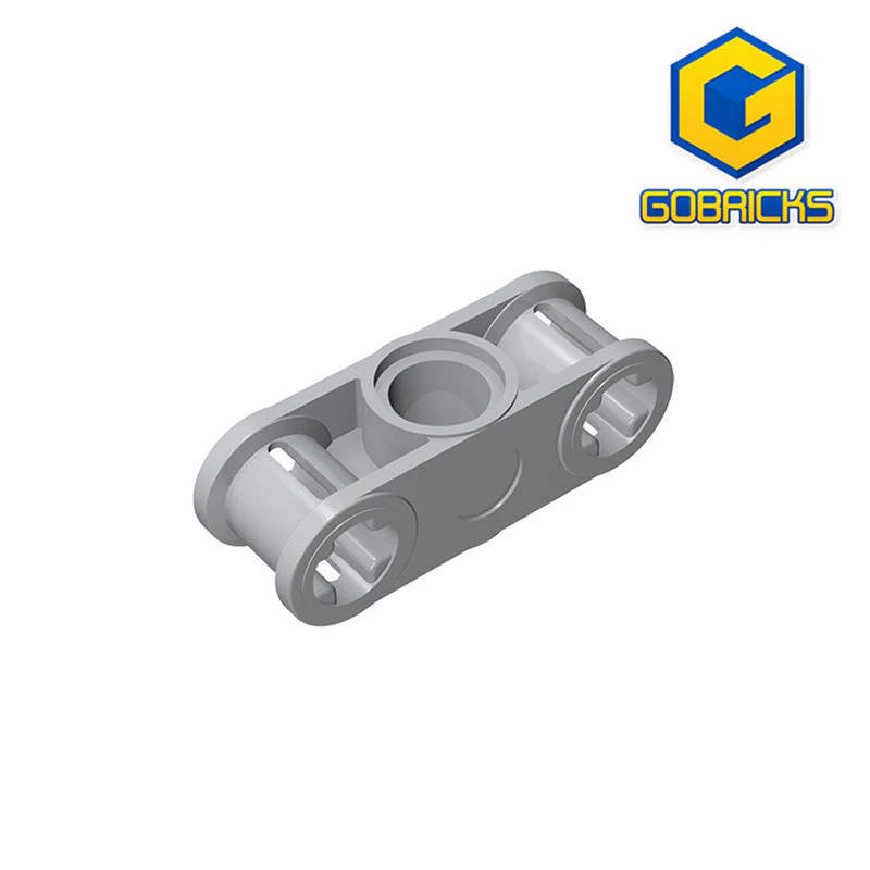 GOBRICKS GDS-935 Axle and Pin Connector Perpendicular 3L with Center Pin Hole - YWOBB