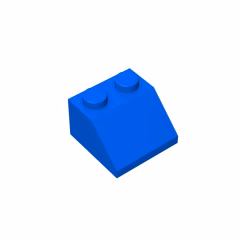 GOBRICKS GDS-589 Slope 45 2 x 2 - YWOBB