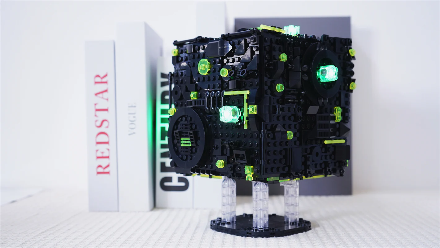 YOURBRICKS 60001 Star Trek Borg Cube with Lights - YWOBB