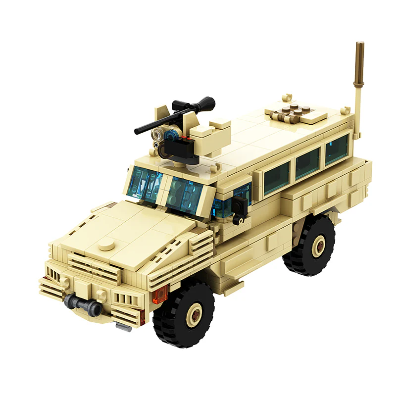 GOBRICKS MOC 131385 RG-31 Mk.5E Cat.1 MRAP - YWOBB
