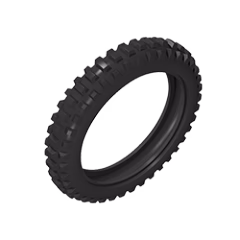 GOBRICKS GDS-1506 Tire 100.6mm D. Motorcycle - YWOBB