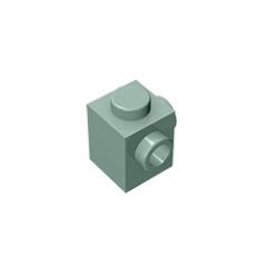 GOBRICKS GDS-1046 Modified 1 x 1 with Studs on 2 Sides, Adjacent - YWOBB