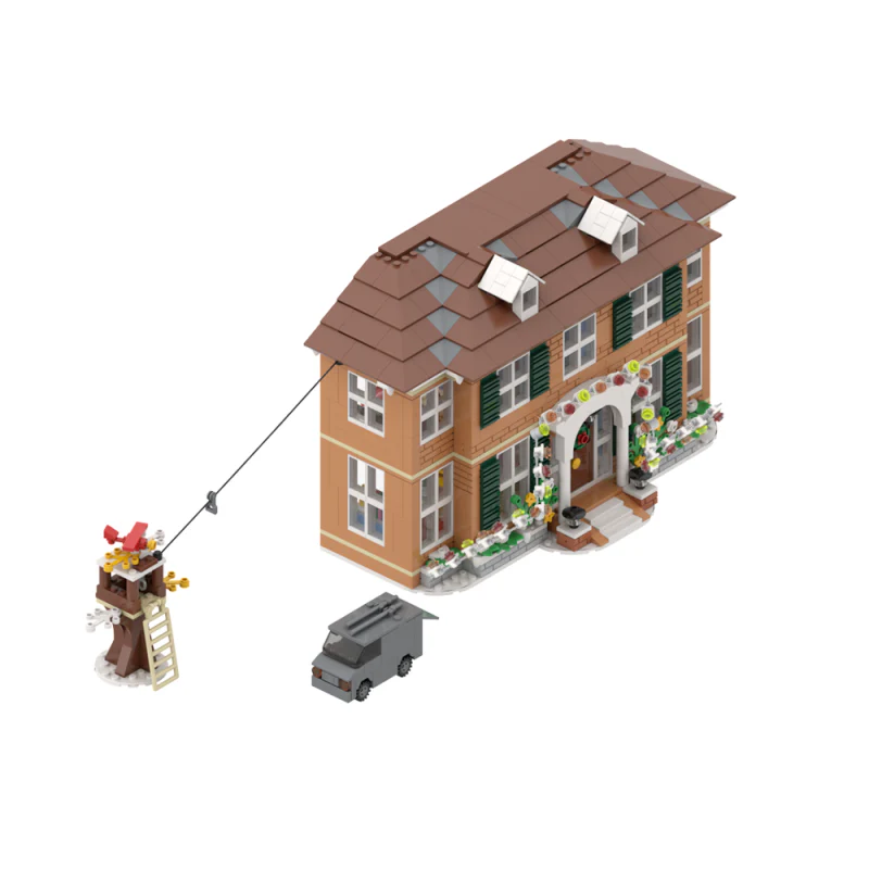 GOBRICKS MOC A0673 Home Alone �?Kevin’s House - YWOBB