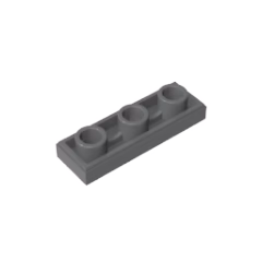 GOBRICKS GDS-M258 Tile Modified 1 x 3 Inverted with Hole - YWOBB