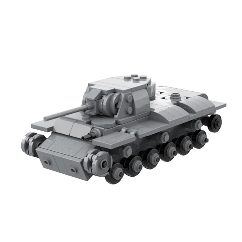 GOBRICKS MOC 141990 WW2 KV-1 Soviet Heavy Tank - YWOBB