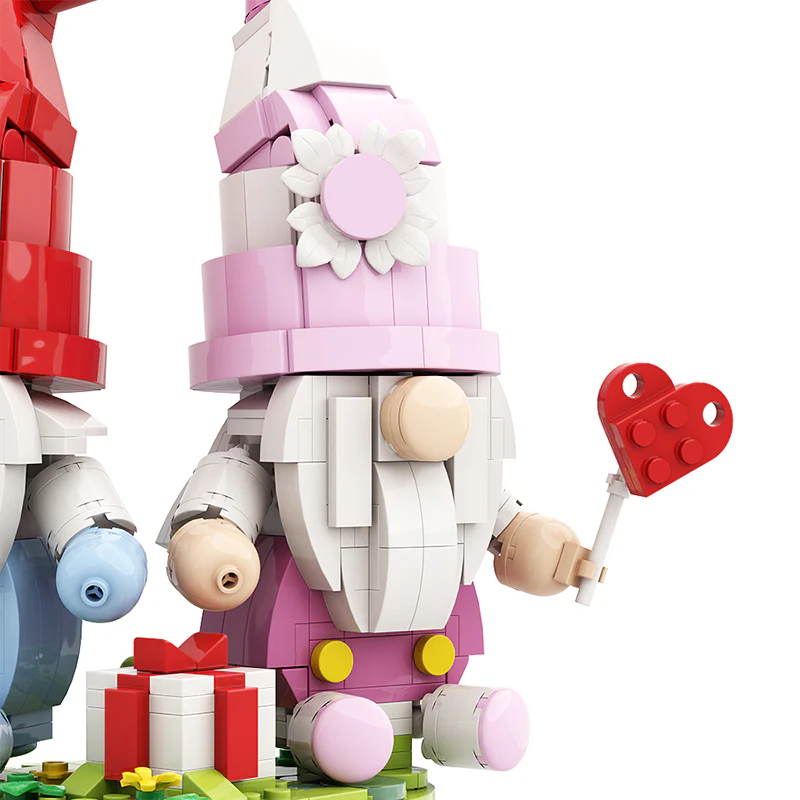 GOBRICKS MOC A0345 Valentine's Day Faceless Doll - YWOBB