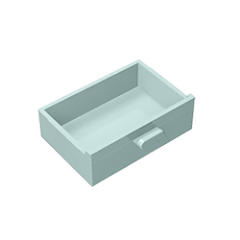 GOBRICKS GDS-1301 Cupboard 2 x 3 Drawer - YWOBB