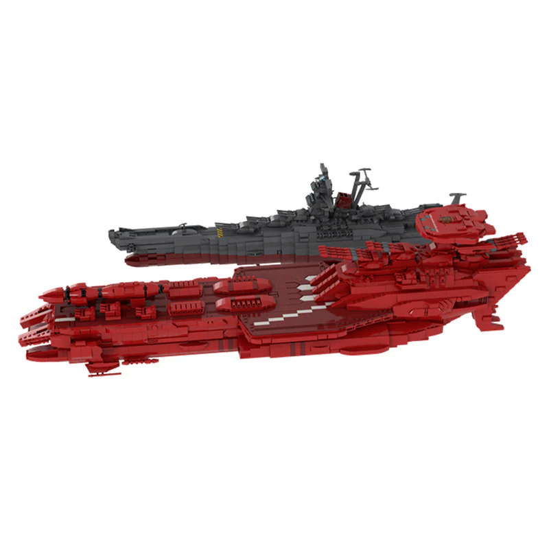 GOBRICKS MOC 128317 Great Imperial Garmilas Deusula the 3rd - Space Battleship Yamato 2205 - YWOBB