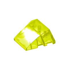 GOBRICKS GDS-762 Wedge 4 x 3 No Studs - YWOBB