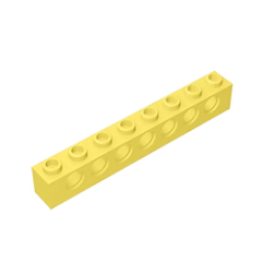 GOBRICKS GDS-627  Brick 1 x 8 with Holes - YWOBB