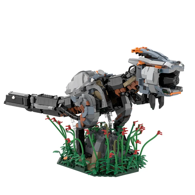 GOBRICKS MOC A1300Y01 Horizon Zero Dawn - Red Eyed Observer - YWOBB