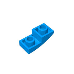 GOBRICKS GDS-795 Curved 2 x 1 Inverted - YWOBB