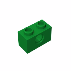 GOBRICKS GDS-623  Brick 1 x 2 with Hole - YWOBB