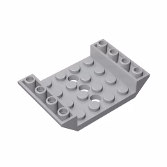 GOBRICKS GDS-684  Inverted 45 6 x 4 Double with 4 x 4 Cutout and 3 Holes - YWOBB