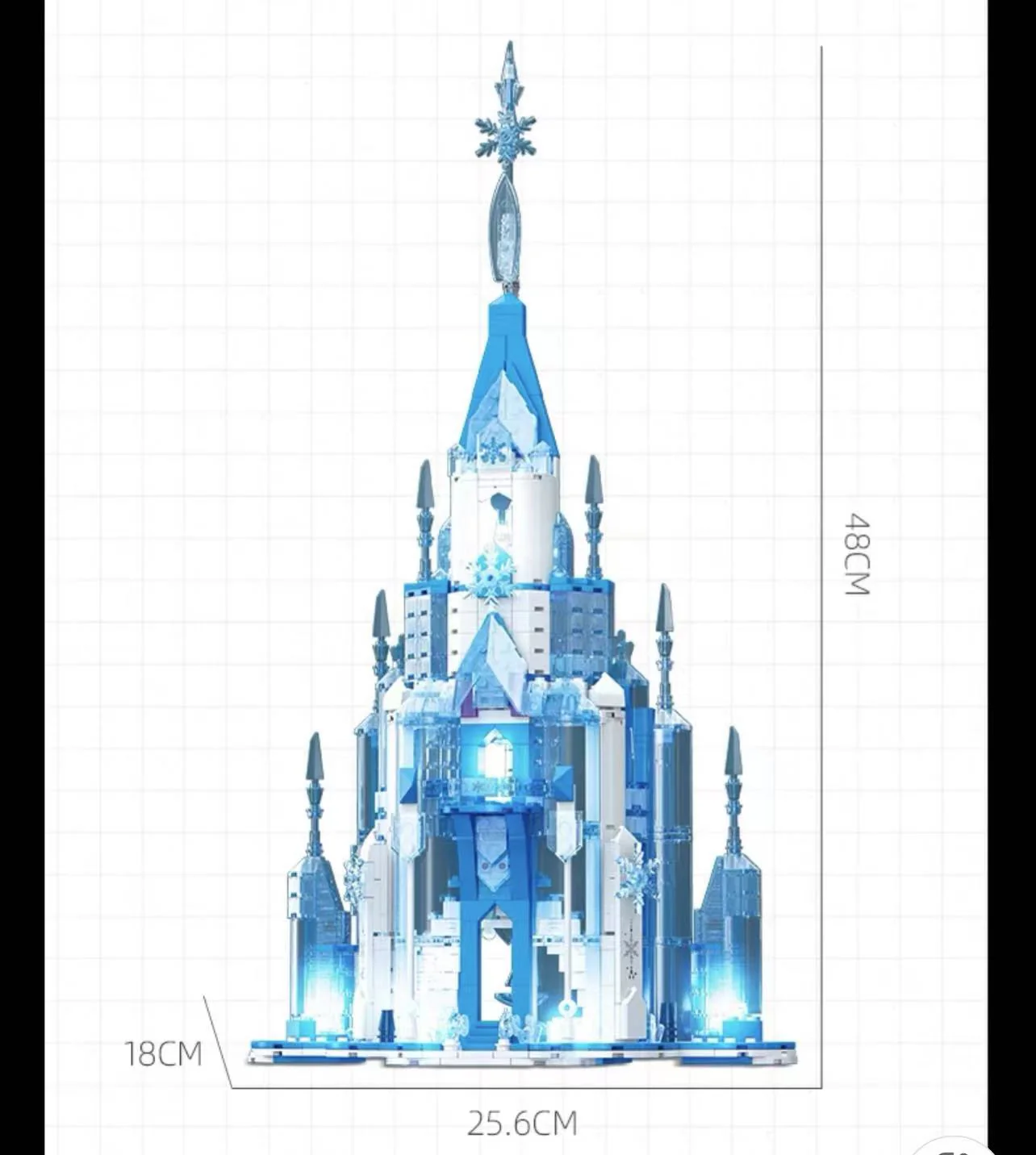 JIE STAR JJ9025 Frozen Magic Castle - YWOBB