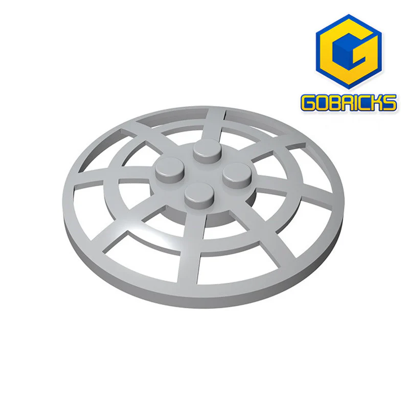 GOBRICKS GDS-1289 Dish 6 x 6 Inverted Webbed - YWOBB