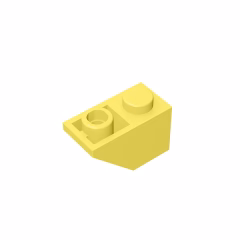 GOBRICKS GDS-597 Inverted 45 2 x 1 - YWOBB