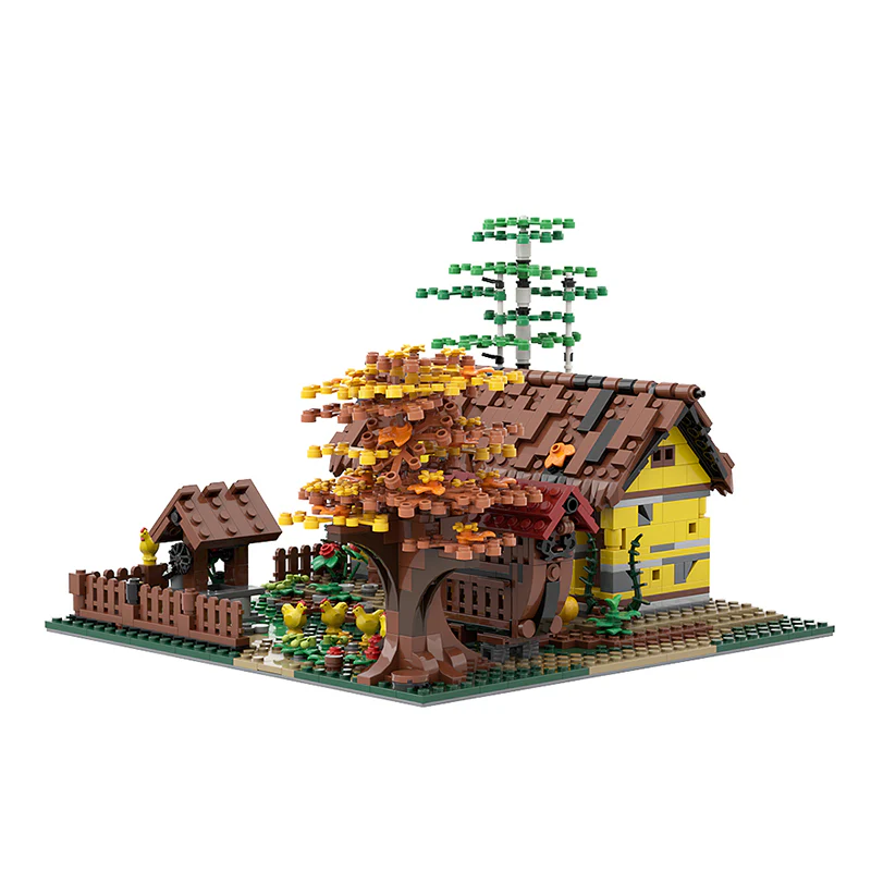 GOBRICKS MOC 130082 Old Country House - YWOBB