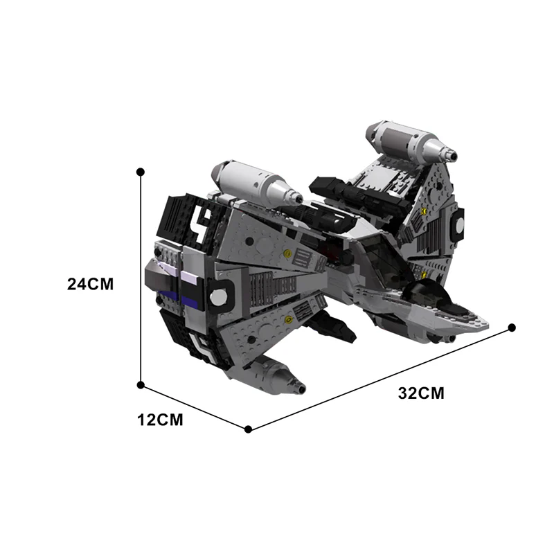GOBRICKS MOC 11613 the Last Starfighter - Gunstar - YWOBB