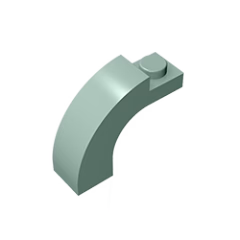 GOBRICKS GDS-719  Arch 1 x 3 x 2 Curved Top - YWOBB