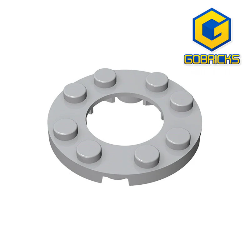 GOBRICKS GDS-842  Round 4 x 4 with 2 x 2 Round Open Center - YWOBB