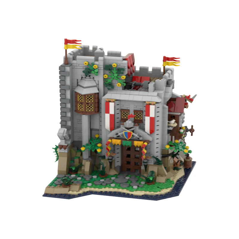 GOBRICKS MOC 184109 Lion's caslte gatekeeper tower - YWOBB