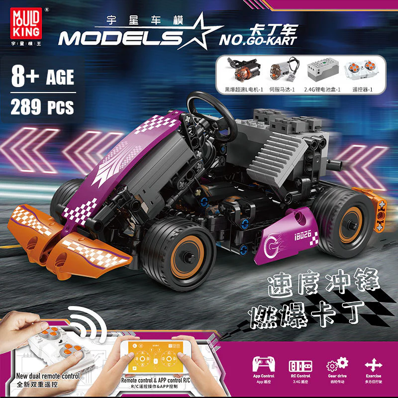 Mould King 18026 Karting - YWOBB