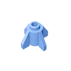 GOBRICKS GDS-1153 Round 1 x 1 with Fins - YWOBB