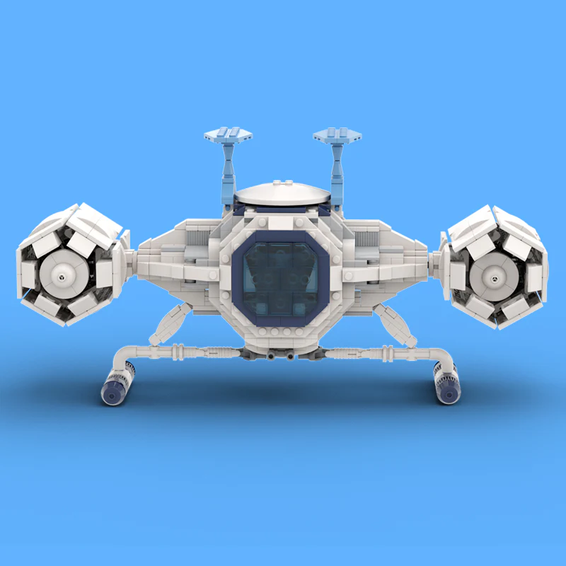 MOC C9293 Space commandos, Captain Iron (small auxiliary shuttle) - YWOBB