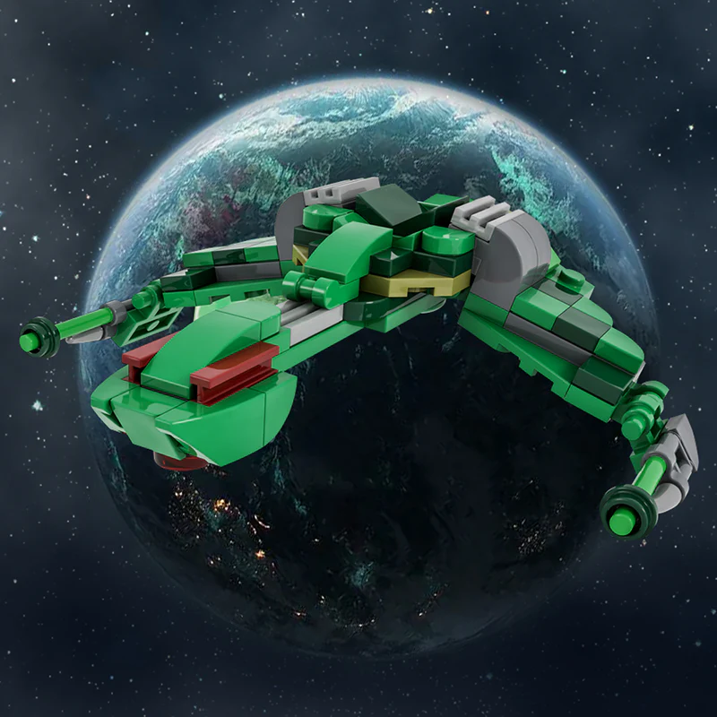 GOBRICKS MOC 39439 Mini Klingon Bird of Prey - YWOBB