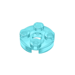 GOBRICKS GDS-609 Plate Round 2 x 2 with Axle Hole - YWOBB