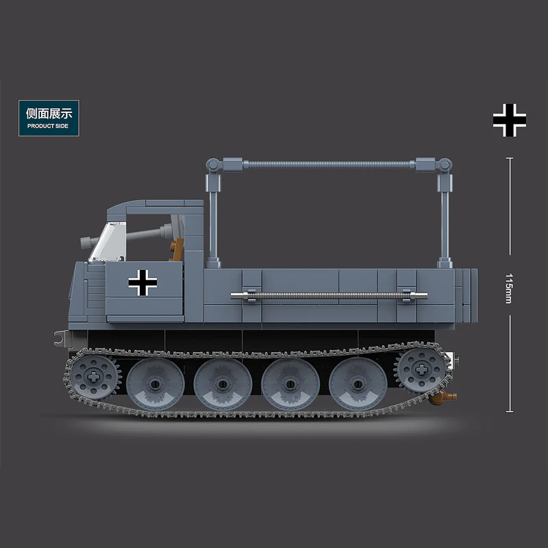 QuanGuan 100086 German half Tracked vehicle ROS/03 - YWOBB