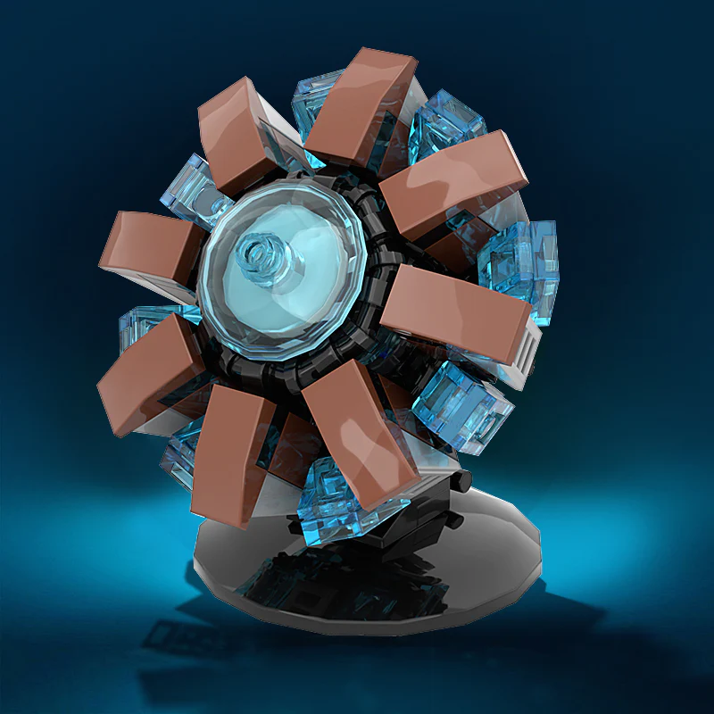 GOBRICKS MOC 169245 Iron Man: Mk 1 Arc Reactor - YWOBB