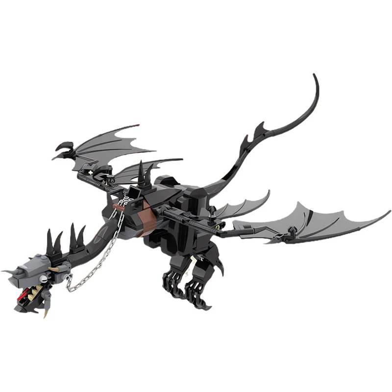 GOBRICKS MOC 172201 The Fell Beast, Ringwraiths - YWOBB